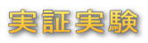 実証実験 